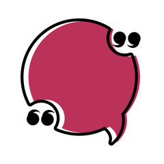 Speech bubble design