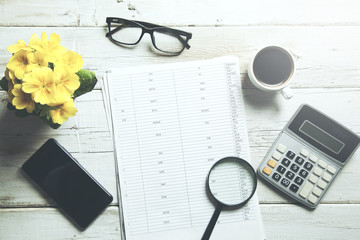 business finance tax work calculate concept