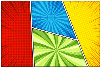 Comic book background