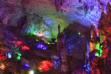 Cave in the Jiuxiang  area in Yunnan in China.