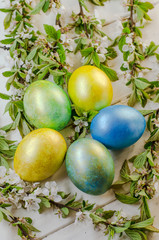 festive easter eggs
