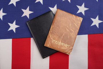 Fototapeta na wymiar United States passport