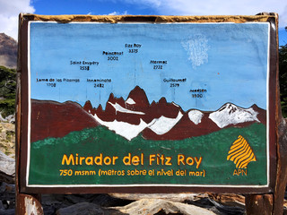 Kartell Fitz Roy Patagonien Argentinien