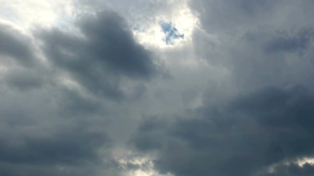 Time lapse video of storm clouds in 4K