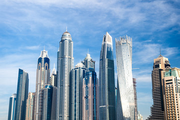 Fototapeta na wymiar Urban landscape in Dubai, United Arab Emirates