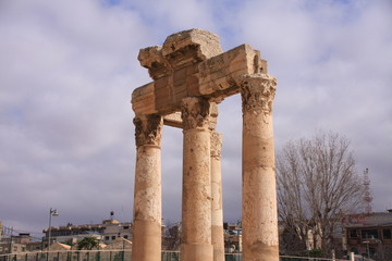 temple en ruine à Baalbeck