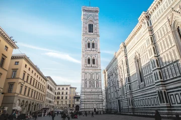 Photo sur Aluminium Florence Le clocher de Giotto à Florence