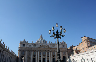 Vatican City St Peter's Cathedral in Rome Italy 