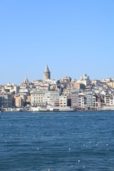 Naklejka premium Bosfor i Galata