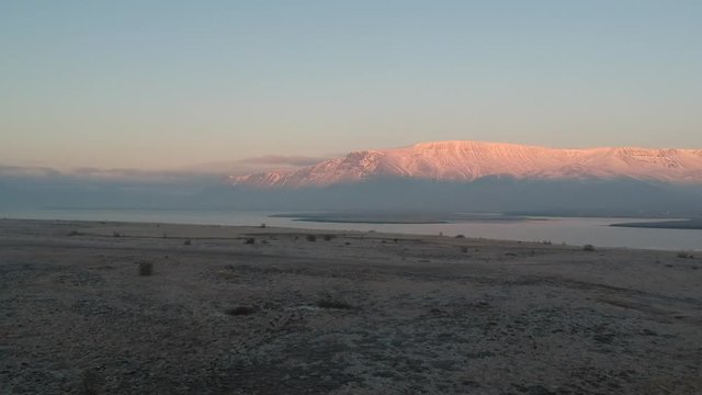 Iceland Winter Sunset Fire and Ice landscape 8