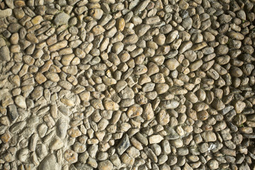 Rustic floor with small stones