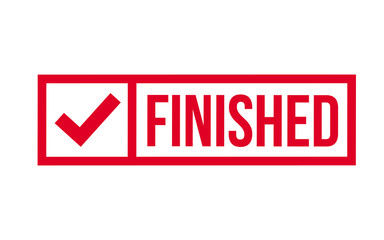 Finished stamp. Typographic label, stamp or logo