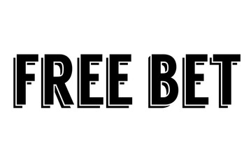 Free Bet stamp. Typographic sign, stamp or logo