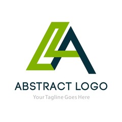 Business corporate letter A logo design template. Simple and clean flat design