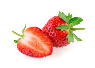 Strawberry isolated on white background