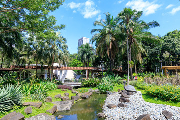 Garden view at Greenbelt Shopping Mall in Makati city, Metro Manila