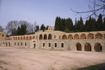 Fototapeta premium la cour du palais de Beiteddine