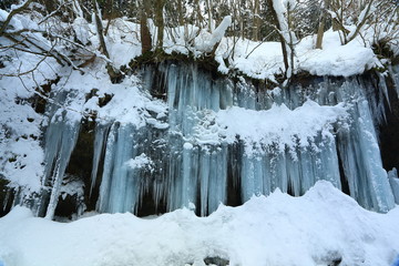西和賀の氷柱
