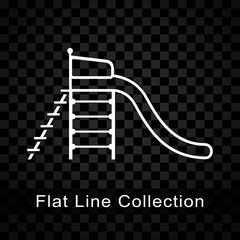 kindergarden icon on checkered background