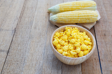 Popcorn cheese salty taste