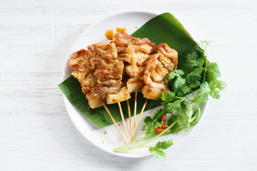 grilled pork