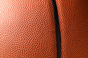 Orange Basketball skin close up