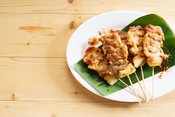 grilled pork