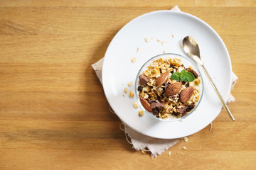 Yogurt Parfait with oat granola