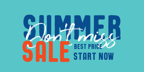 Summer Sale V8 Banner vector heading design fashion style  for banner or poster. Sale and Discounts Concept.