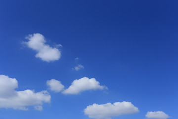 Cloud on blue sky in the daytime of Bright weather.