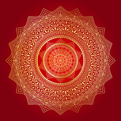 Happy Navratri mandala design background