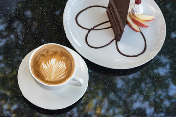 White coffee cup