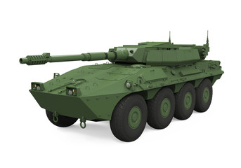 Military Tank Isolated