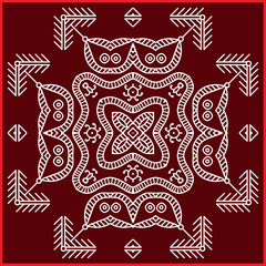 Folk, Tribal Design, Motif, Wall Painting