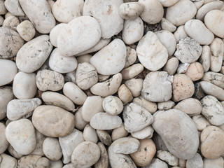 close up of white pebbles background