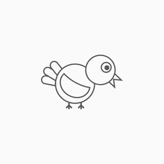 bird icon, bird vector