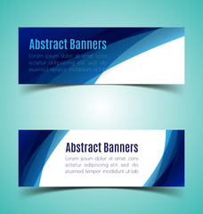 Fototapeta premium Horizontal Banner set 3