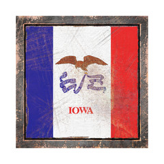 Old Iowa flag