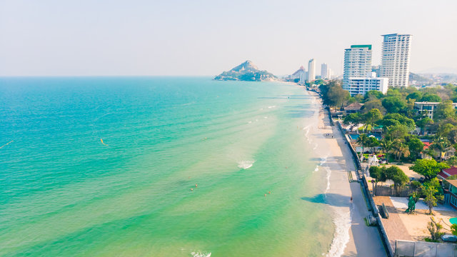 Aerial View Of Hua Hin City