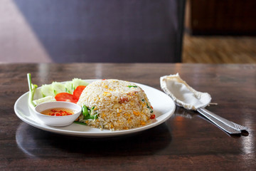 Fried rice with pork , Fried Rice with Vegetables and Meat