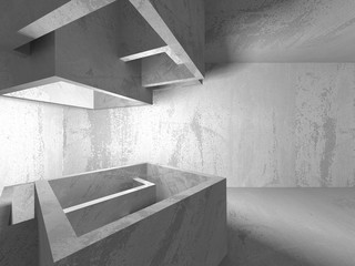 Abstract geometric concrete architecture background