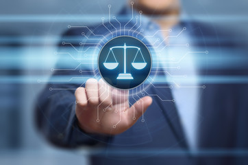 Labor Law Lawyer Legal Business Internet Technology Concept