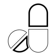 Obraz premium Fitness Icon - Tabletten