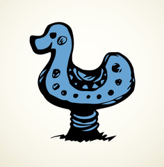 Vector drawing. Ladder