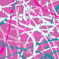 geometric abstract color pattern in graffiti style. Quality vector illustration for your design