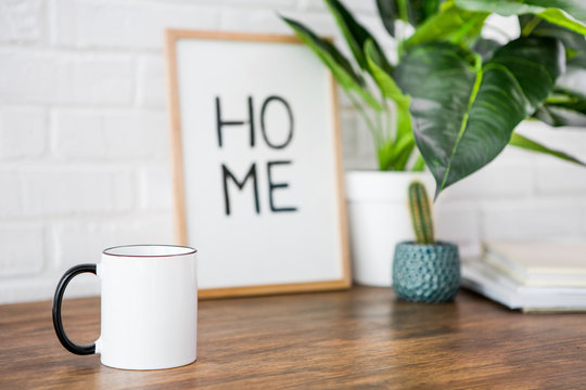 interior room table picture inscription home flower