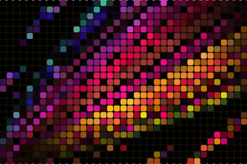 abstract square pixel mosaic background. abstract geometric mosaic background of squares.