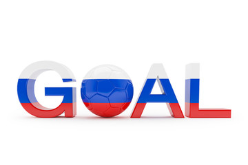 Tor - Rußland - Fußball - Russische Föderation - Russland - Fussball