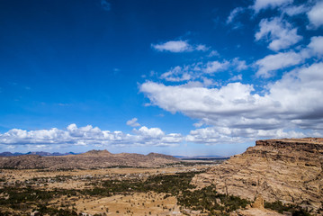 Fototapeta premium イエメン・サナア近郊の風景