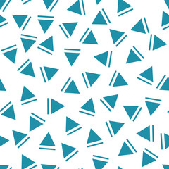 memphis style triangle seamless pattern